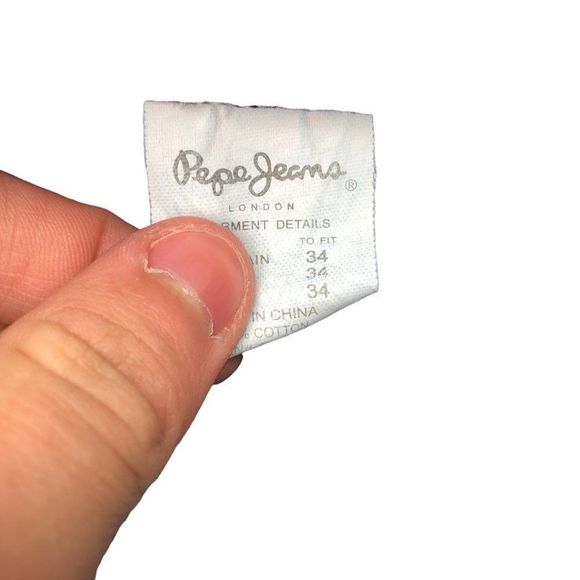 Pepe London Jeans Size 34 Blue - Picture 5 of 10